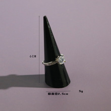 戒指架塑料透明尖指架对戒展示珠宝店饰品陈列网红直播拍摄道具