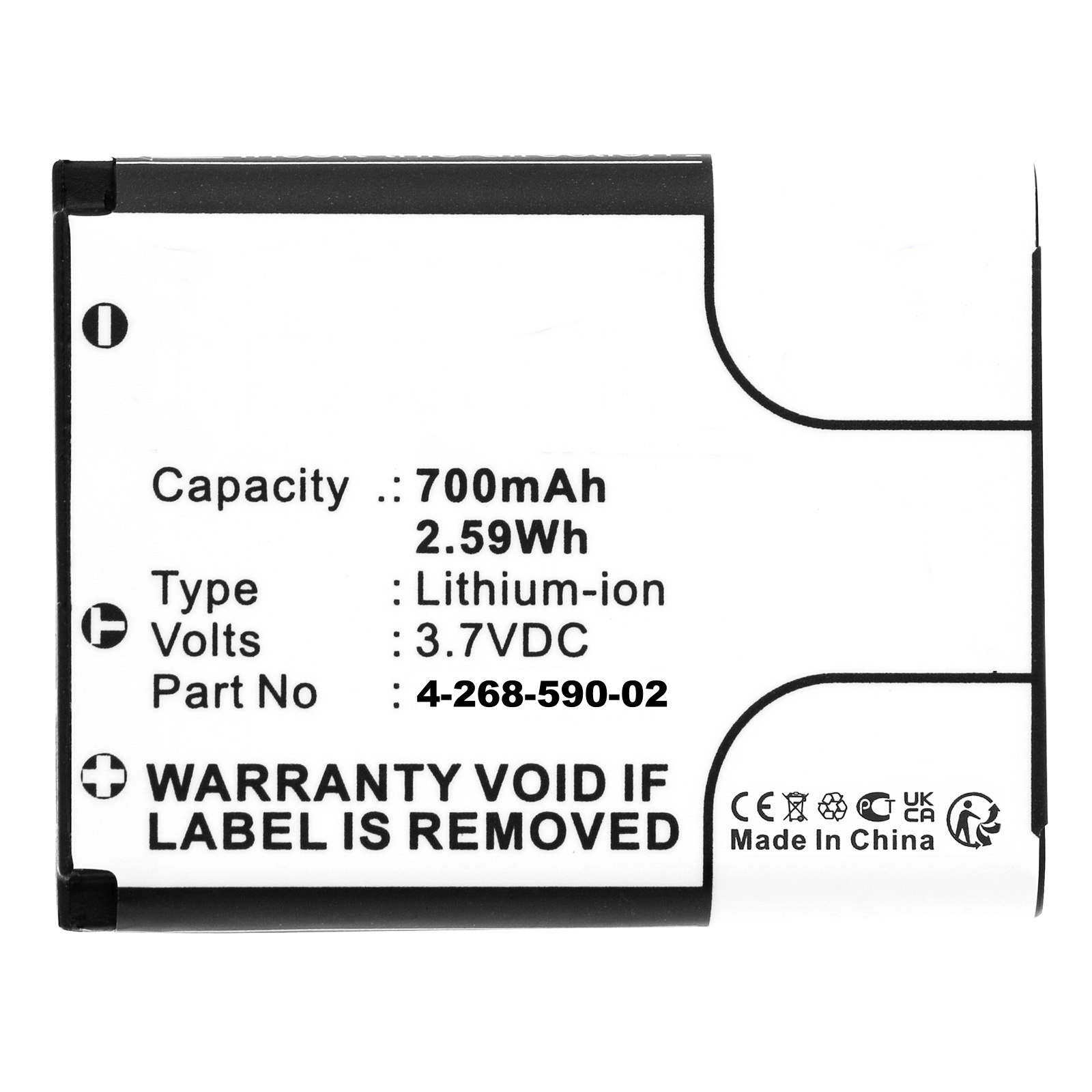 电池适用Panasonic N4FUYYYY0046 4-268-590-02 VGP-BMS77