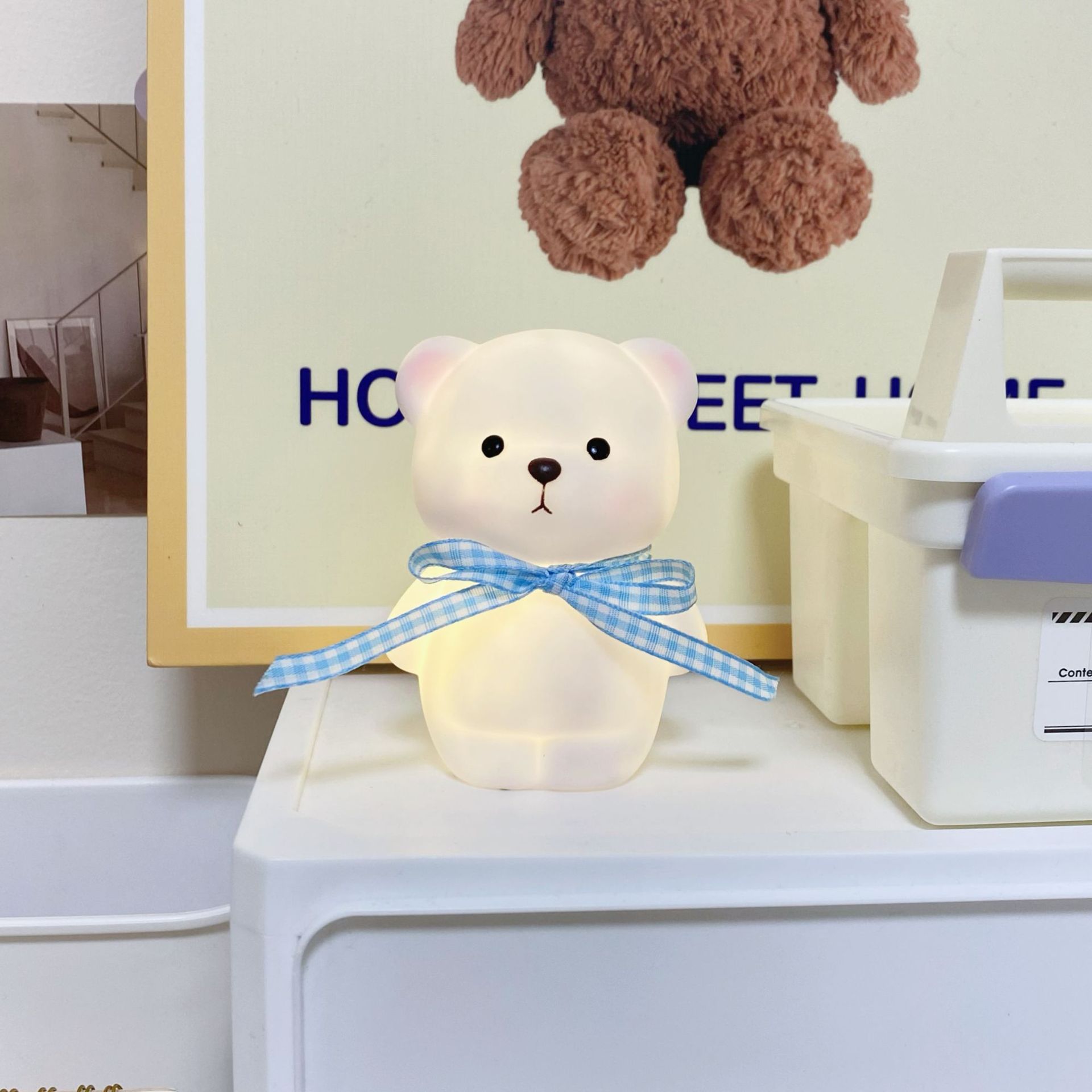 레나 베어-블루 리본