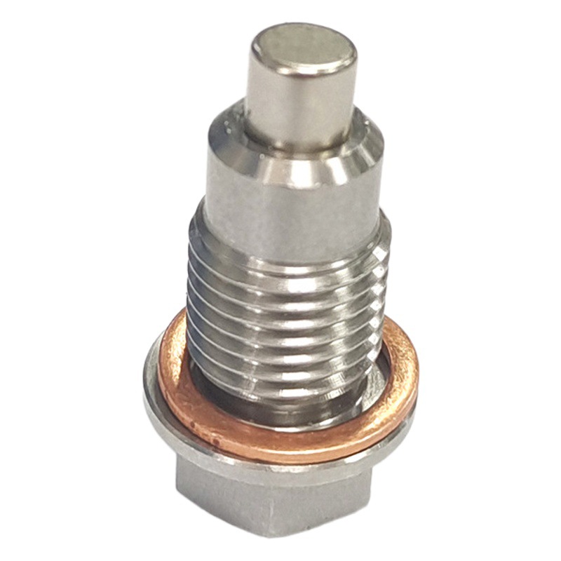 Tapa de drenaje de aceite magnético modificada para automóvil M12M14M16M18M20 Filtro de aceite de cártamo Perro de succión SS304