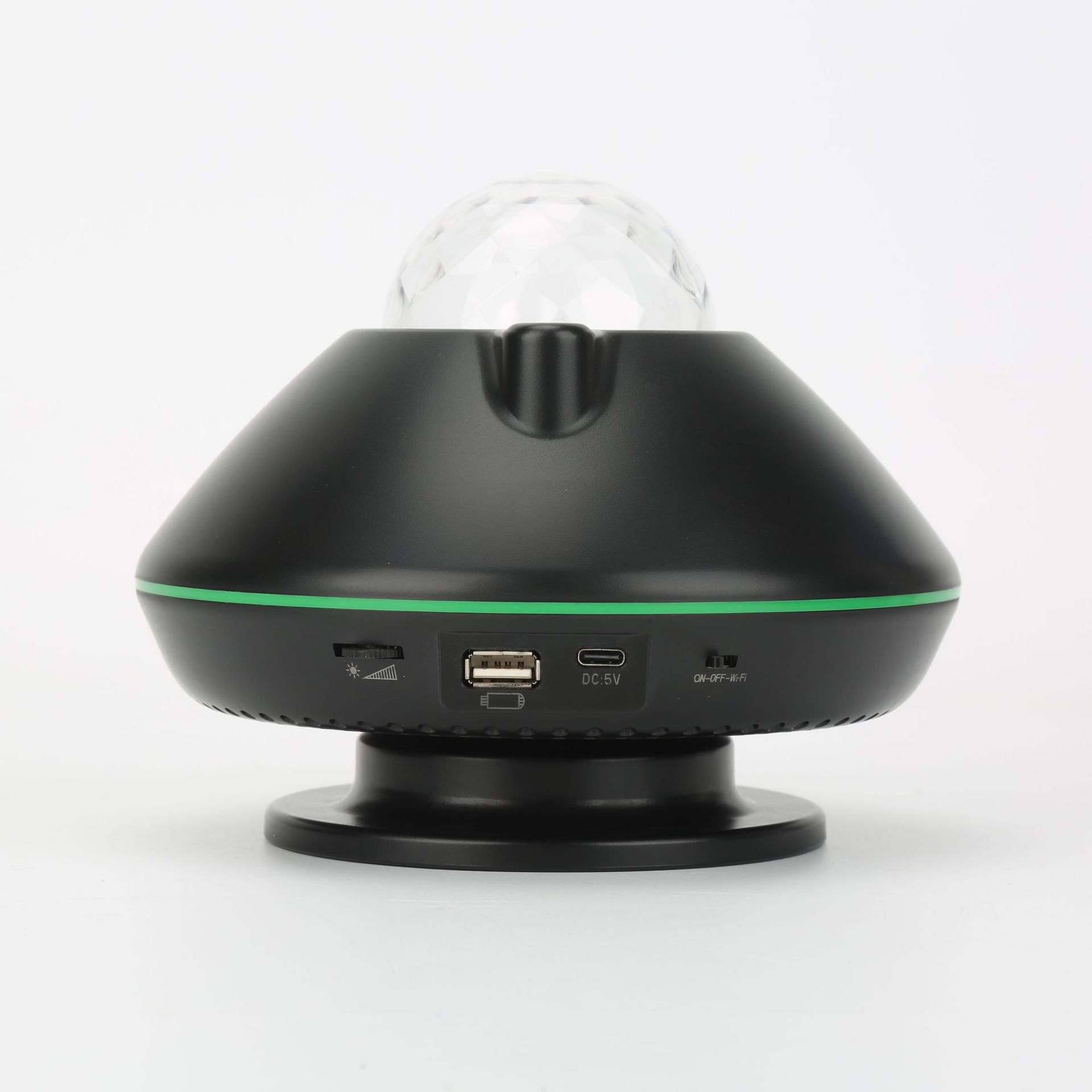 SKE圆锥形黑音乐星空投影灯APP控制激光氛围灯加工定制LOGO包装