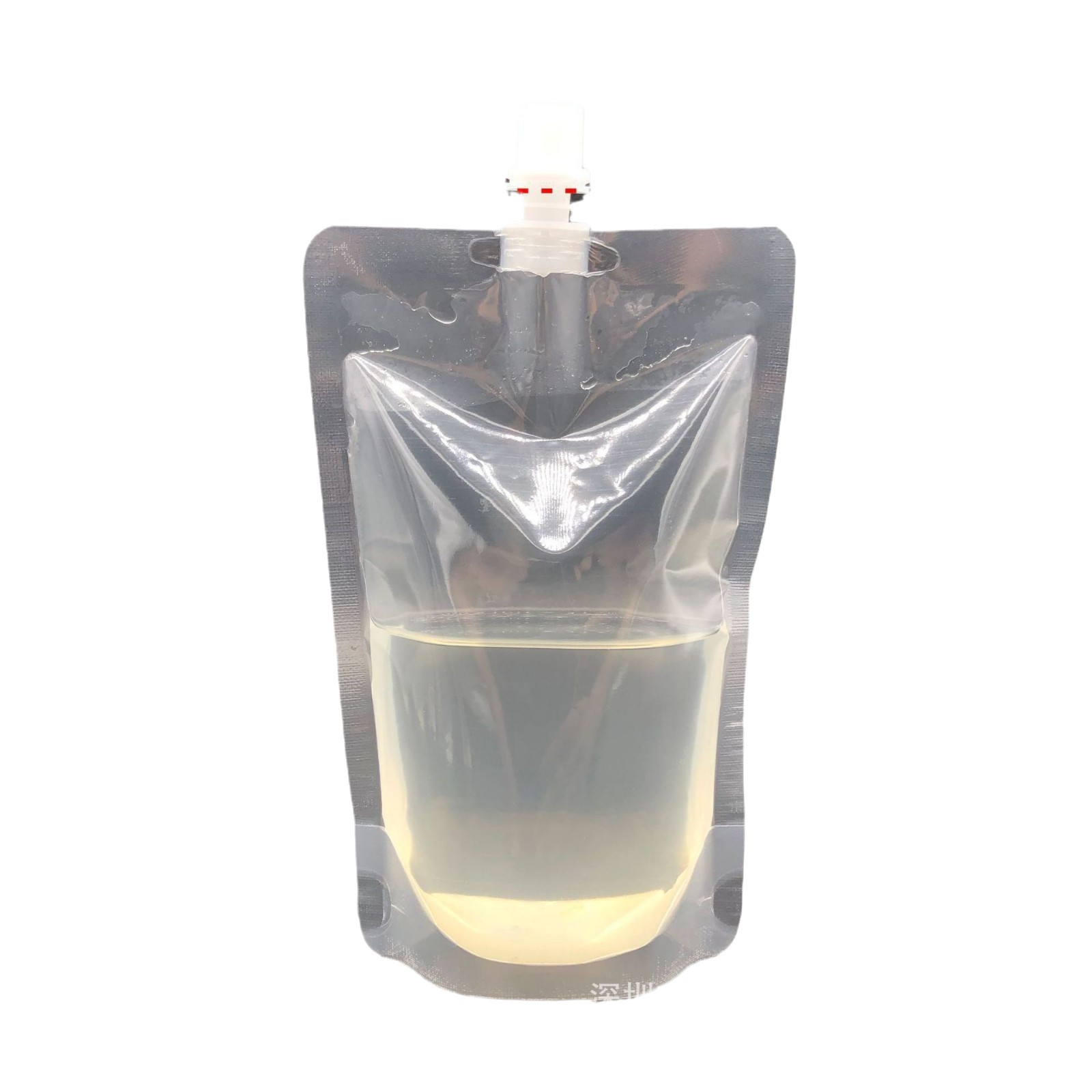 Large diameter suction nozzle bag 500 ml plum soup sub-packing bag disposable liquid packaging soybean milk transparent suction nozzle bag