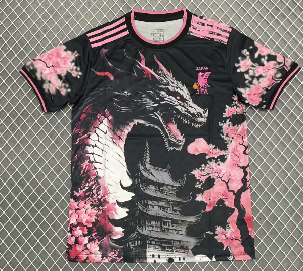 25-26 Nueva camiseta de anime de camiseta japonesa One Piece Samurai Sakura Dragon Ball Uniforme de fútbol transfronterizo de edición especial