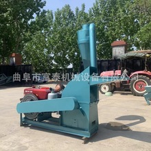 锤片式榴莲皮花生壳粉碎机 棉花秸秆玉米芯粉碎机 多功能打粉机