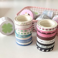手账胶带「6mm极细拉条」烫银和纸贴纸基础边框条纹装饰胶带素材