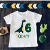 Cartoon dinosaur for boys, children's shirt, T-shirt, Birthday gift