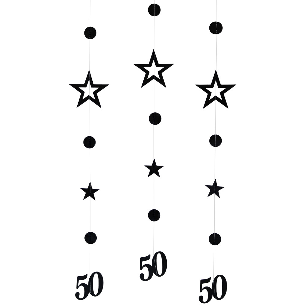 黑色50岁白底图