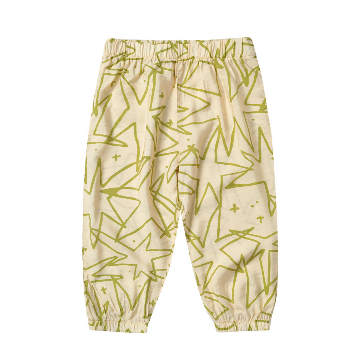 01 étoiles jaune de riz (pantalon) / 90cm