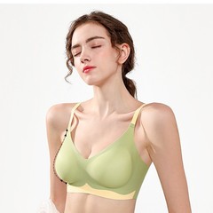 初秋无痕内衣女吸汗透气软支撑小胸聚拢提拉无钢圈法式胸罩女