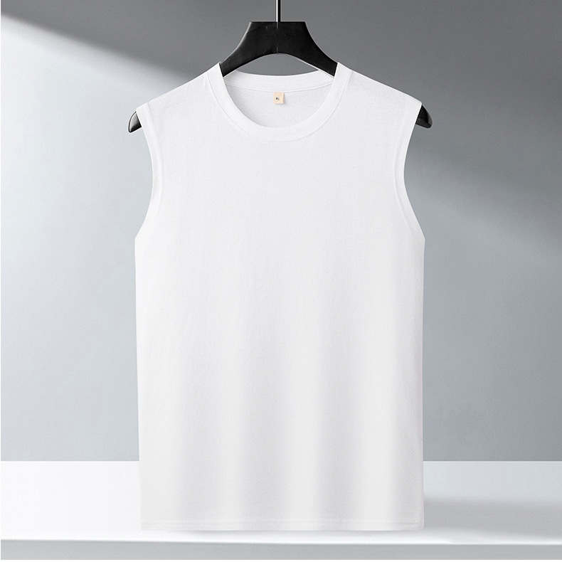 플러스 사이즈 슬림 민소매 크루 넥 티셔츠 여성용 100.00kg 통근 중량 기본 화이트 베이스 셔츠 AliExpress 퓨어 코튼
