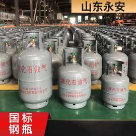 全新国标15kg10公斤5千克户外家用煤气罐液化气钢瓶 便携式小气瓶