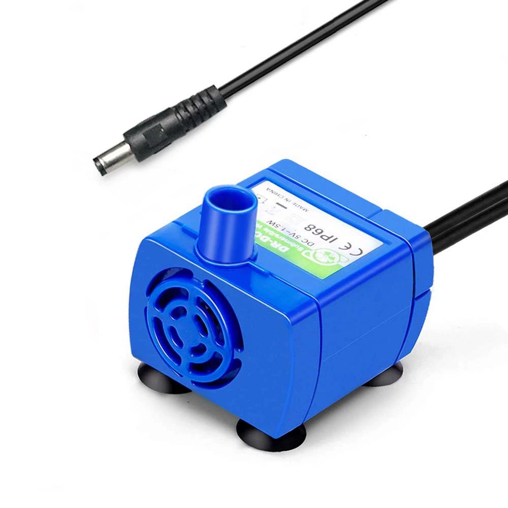 Прямые поставки аксессуаров для диспенсера воды для домашних животных USB DR-DC160 DC водяной насос сверхтихий автоматическое отключение из-за нехватки воды