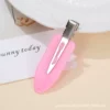 Peach pink (solid color plastic seamless clip)