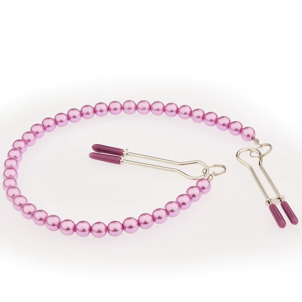 Purple Ukle+Purple Pearl Chain
