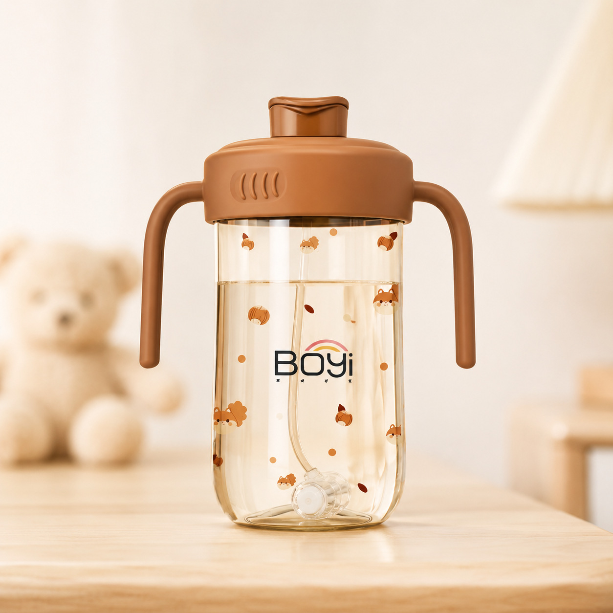 Biberón de Aprendizaje 300ml de PPSU con Asas de Boca Ancha para Bebés image 6