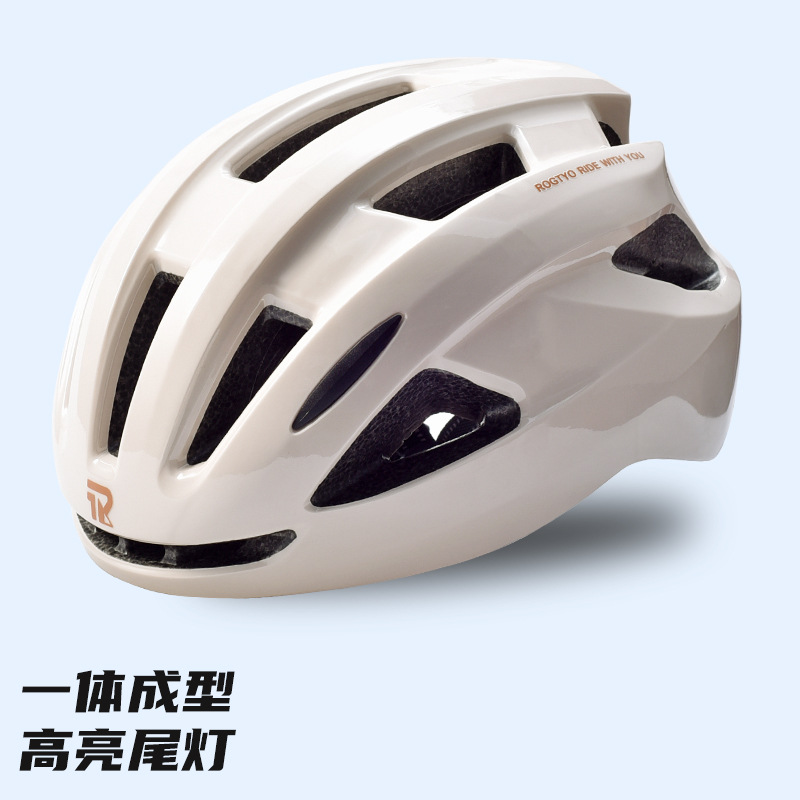 Casco de bicicleta para hombres, bicicleta de montaña, equilibrio de carretera, lámpara trasera, sombrero de casco para mujeres, equipo de bicicleta