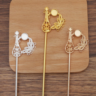 DIY Ancient Style Han Dynasty Accessories Step Shake New Alloy Hair Stick (12699)