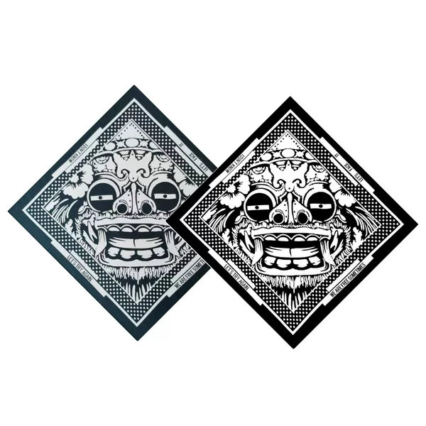 Cotton Bandanna European and American Style Horror Skull Head Scarf, Outdoor Scarf for Cycling and Mountaineering