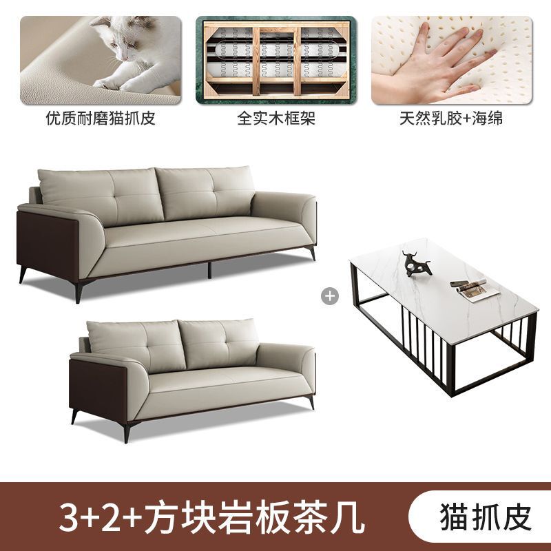 办公室沙发茶几组合高档商务会客洽淡办公沙发三人位组合简约|undefined