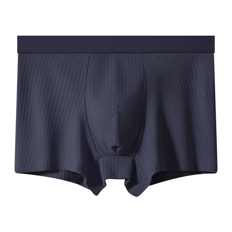 Pantalones interiores de hombre de algodón, pantalones de ángulo plano de algodón transpirables, entrepierna antibacteriana, piel transpirable, cómodas pantalones cortos deportivos de ángulo plano.