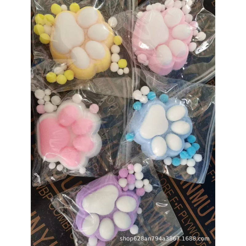 Amazonas Taba Candy Extrusión Pinch Pinch Le juguetes de compresión reducida transfronterizos huellas de garras de gato juguetes extruidos al por mayor