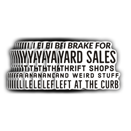 New Product Car Motorcycle Drift Fun Prank Slogan Luggage Box Window Waterproof Vinyl Sticker