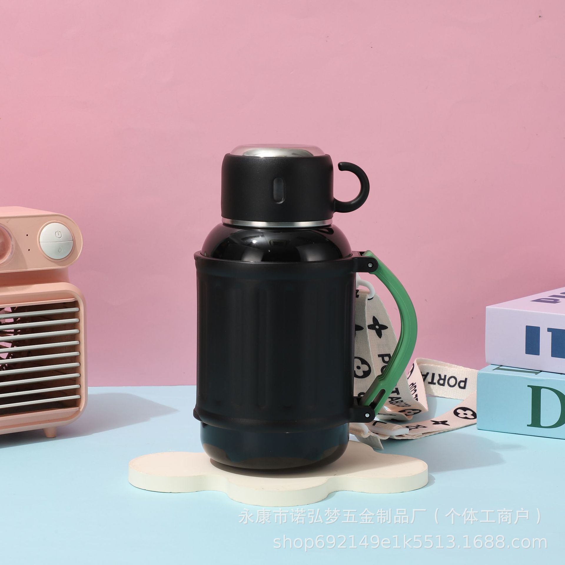 Nuevo 316 acero inoxidable Bao Zheng de alto valor facial taza de aislamiento de mano al aire libre conveniente unidireccional correa taza de agua