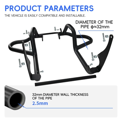bags, tail rack protection modification, Motorcycle bumper