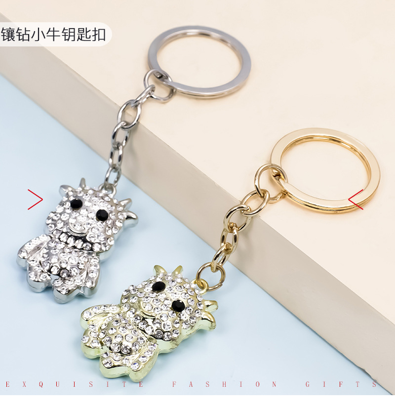 Kirsite Rhinestone Key buckle