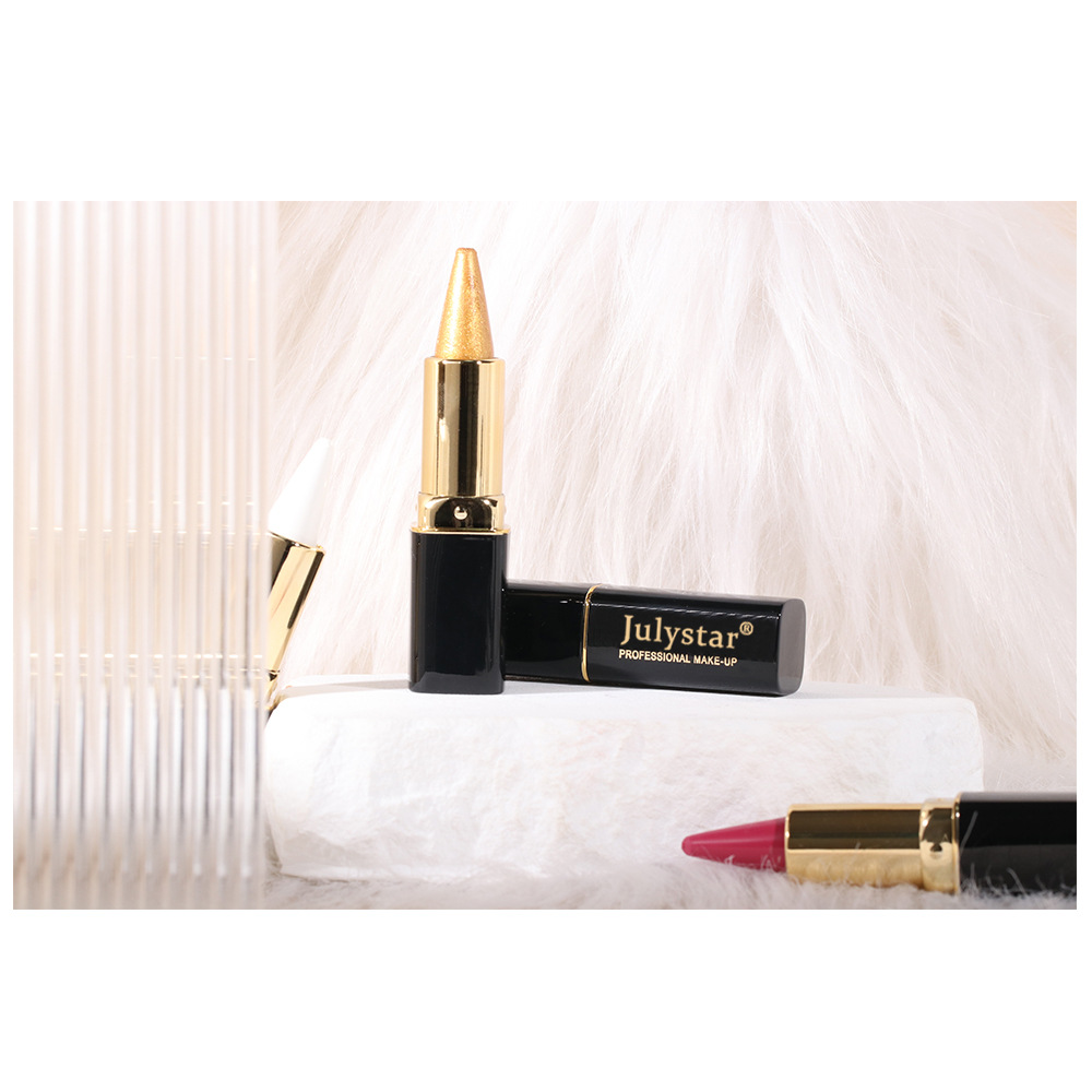 Julystar's new rich and colorful natural waterproof eyeliner gel is easy to apply, dries quickly and provides long-lasting moisture undefined