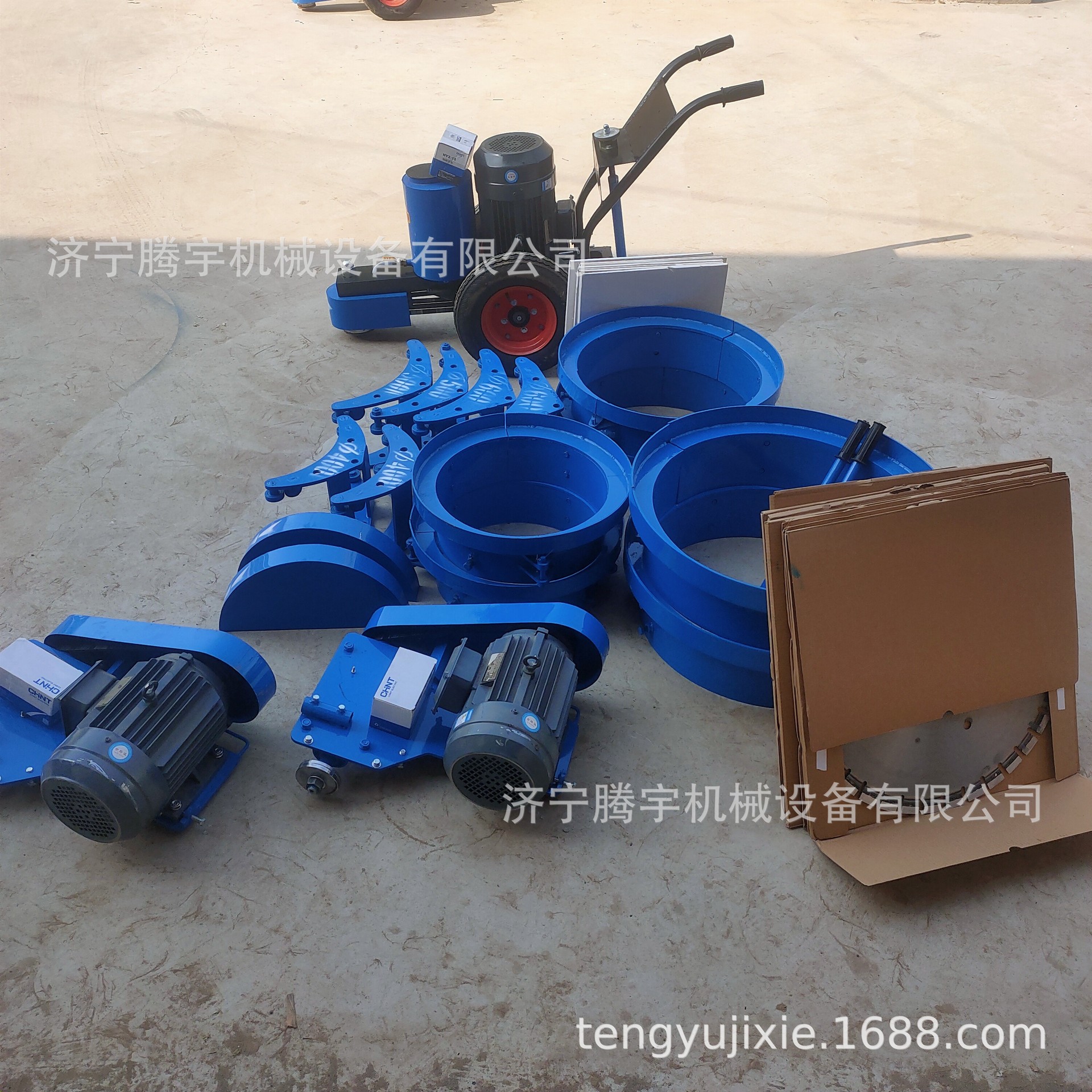 手推电动切桩机混凝土路面500型切桩机 实心桩切割机空心桩切割机