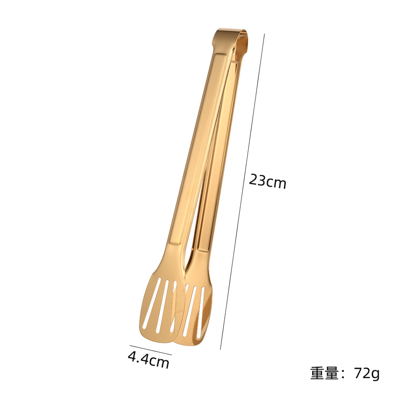Clip de comida de acero inoxidable de tres hilos clip de comida clip de barbacoa clip de pan clip de carbono filete clip de cocina gadget