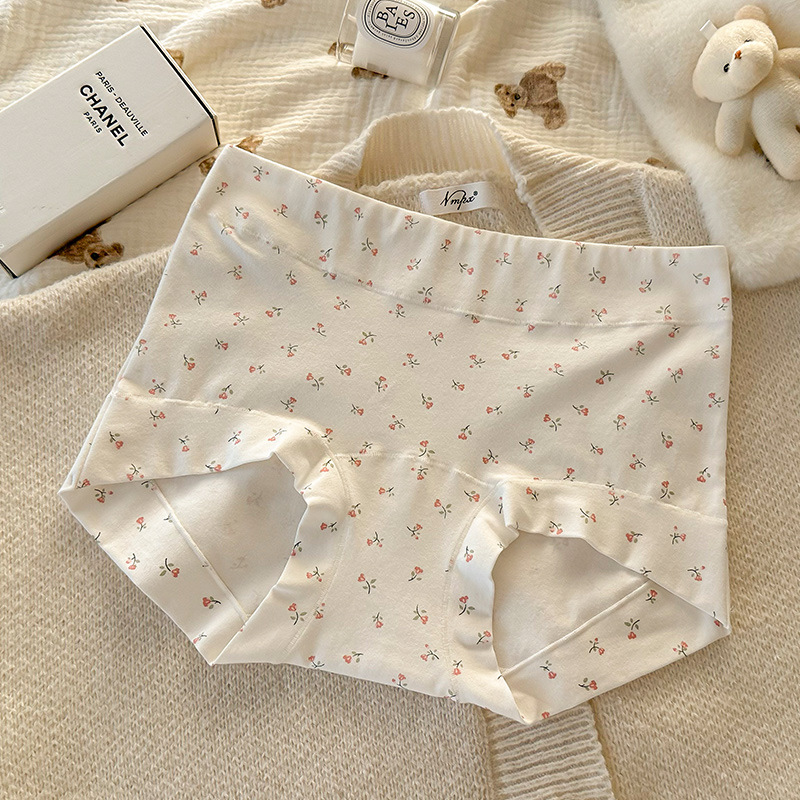 女の子純綿下着女性のハイウエスト綿 10A 抗菌拡張股タイプ A ベビー綿女性の大きいサイズのボクサーブリーフ