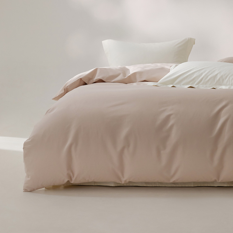 100s algodón largo algodón molido cubierta de colcha de una sola pieza otoño invierno engrosado cama camisa cubierta de colcha de algodón de color sólido sábanas cubierta de almohada image 30
