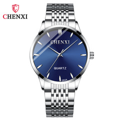 Chenxi Men's Simple Business Watch Live Broadcast Cross-Border Foreign Trade Manufacturer Wholesale Steel Strap Luminous Quartz Watch