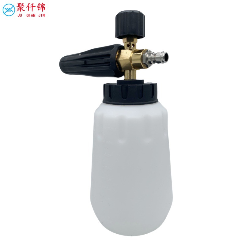 Cross-border high-pressure car washing car washing machine cleaning machine large-caliber watering can PA foam gun head pa snowflake fan-shaped foam pot