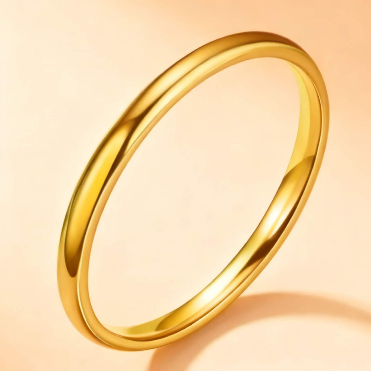 Anillo de acero inoxidable, nicho femenino, lujo ligero de alta gama, sin decoloración, oro rosa, diseño de gypsophila, joyería femenina