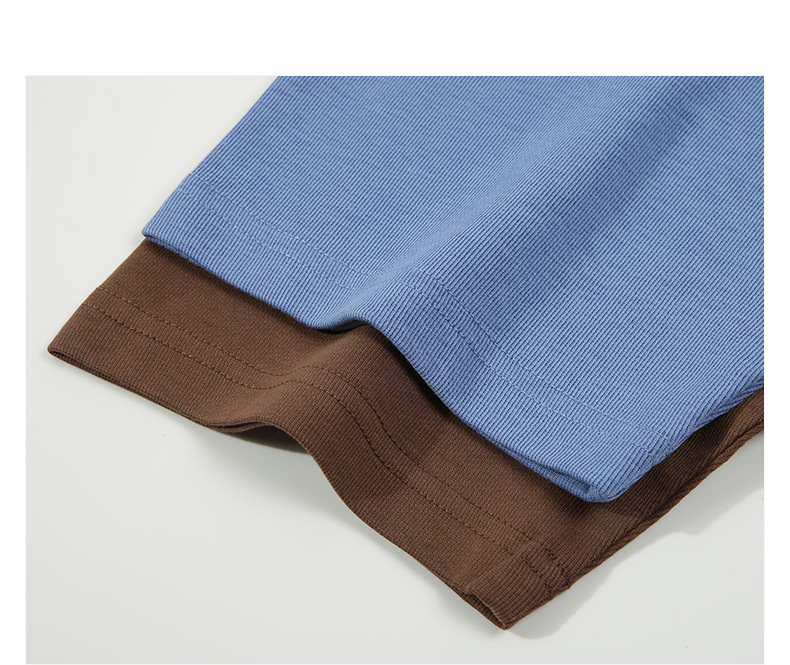 登爵男装新款日系配色插肩袖少年感T恤潮牌情侣同款复古撞色短袖