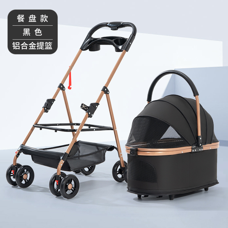 犬猫用ペットベビーカー、テディベビーカー、屋外旅行用小型ペットベビーカー、軽量折りたたみ式|undefined