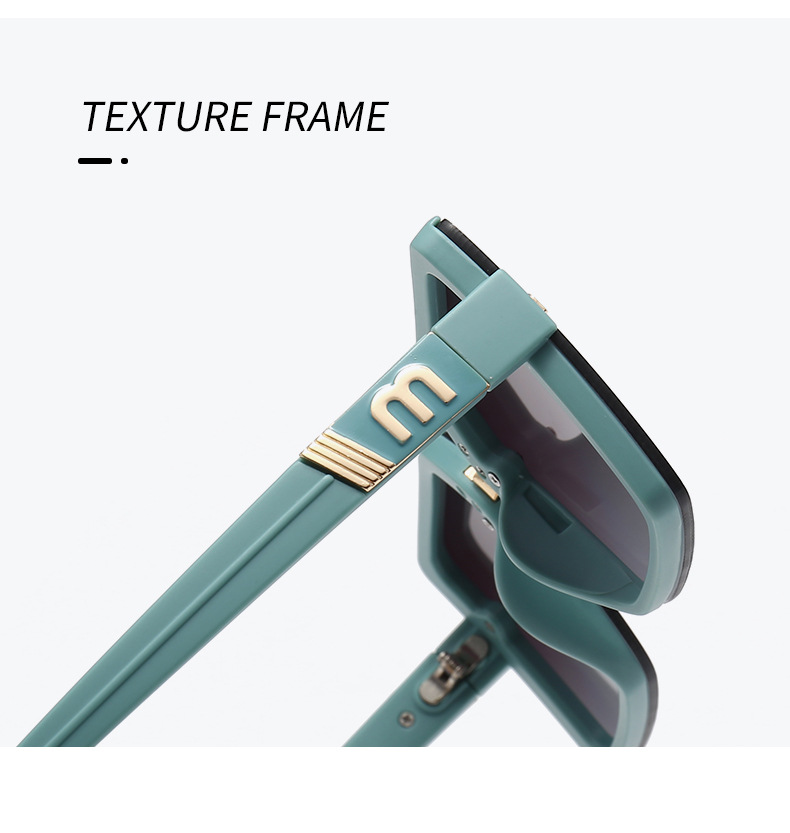 Lunettes De Soleil Carrées Tendance Pour Femme Protection Uv_voghion.com