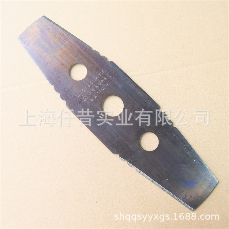 进口韩国JSM割草机刀片菱形打草机刀片割灌机刀片一字刀片