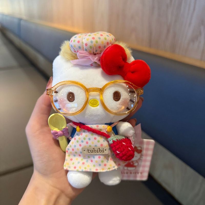 正版kt挂件HelloKitty三丽鸥毛绒公仔玩偶钥匙扣可爱包挂饰礼物|undefined