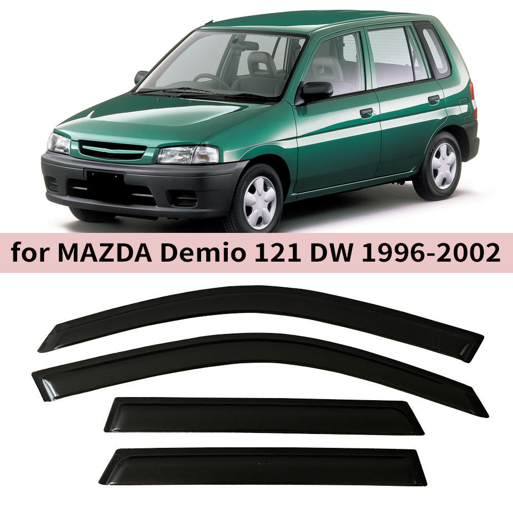 Mazda For MAZDA Demio 1996-2002 121 Window Visor Rain Guard Deflector Thickened (Rain shield) - for-mazda-demio-1996-2002-1214pcs