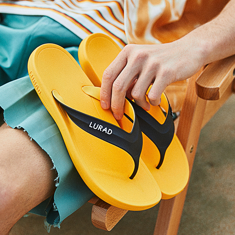 人字拖男女夏季雙色防滑戶外霸氣夾腳涼拖耐磨時尚沙灘拖鞋批發