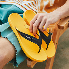 人字拖男女夏季雙色防滑戶外霸氣夾腳涼拖耐磨時尚沙灘拖鞋批發