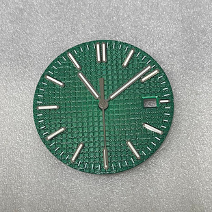 Watch accessories green literal watch pin 31.8mm green luminous suitable for NH35 movement can be equipped with our shell
