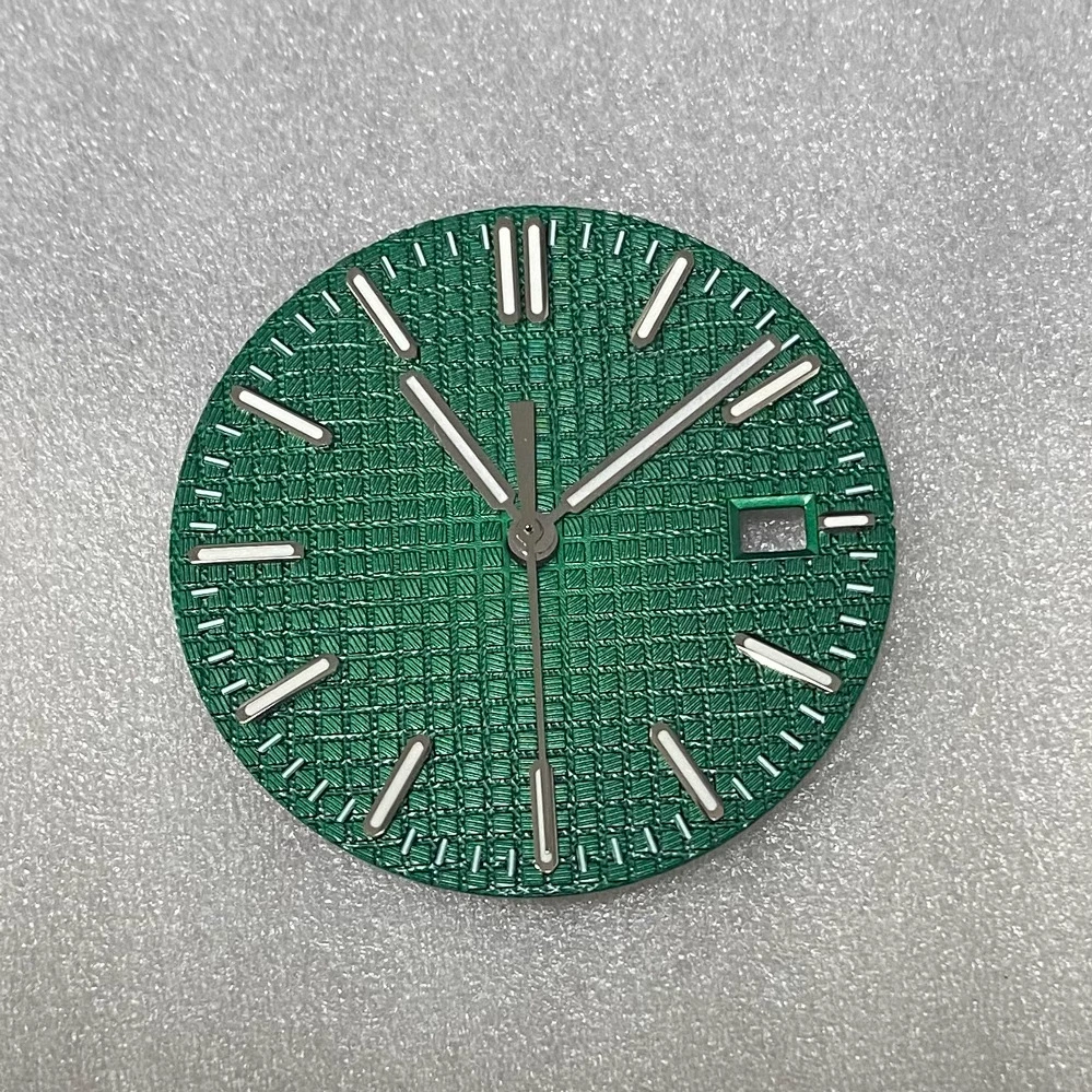 Часы аксессуары зеленый буквальный палочка 31.8mm зеленый светящийся подходит для установки механизма NH35 может быть с нашей оболочкой