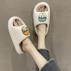 Thick-soled sandals and slippers for women to wear in summer, 2023 new style, cartoon cute, indoor and home, non-slip soft bottoms