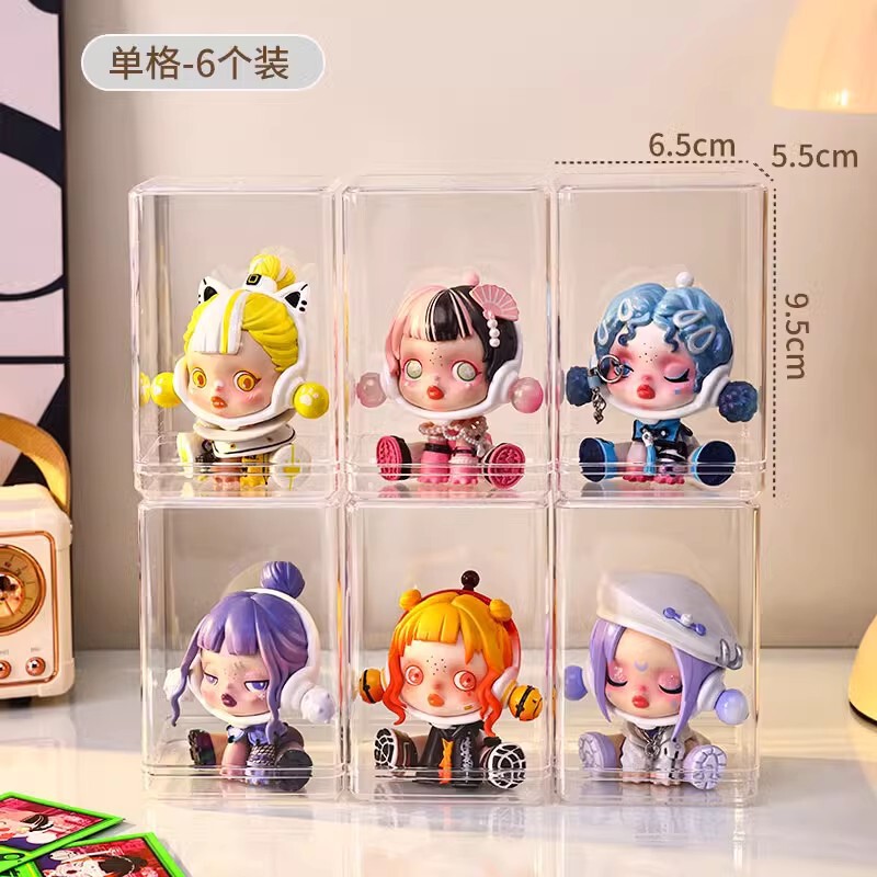 アクリル透明手作り展示箱バブルマットブラインド箱玩具収納箱単一人形収納展示棚|undefined