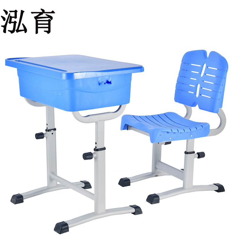 Factory Direct Supply Abs Plastic Desks and Chairs, Student Desks with Adjustable Height, Children's Desks and Chairs with Snap-On Adjustable Height